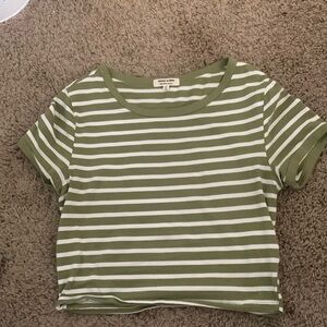 ・❥・G&W Striped Cropped